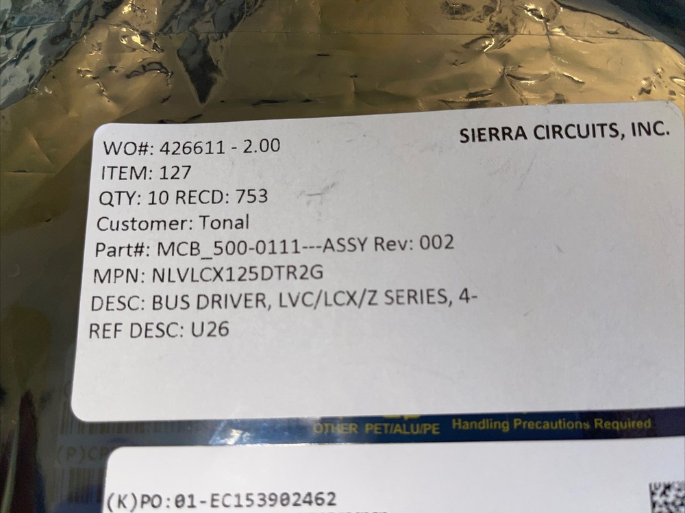 NLVLCX125DTR2G Integrated Circuit (4pcs)