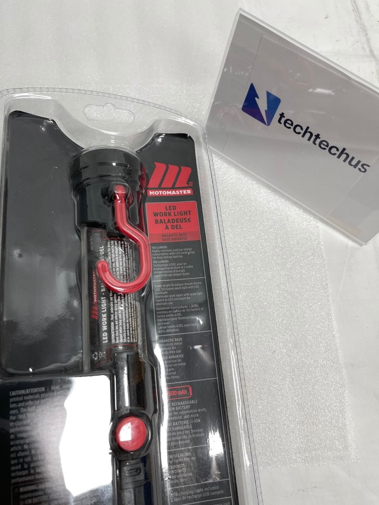 NEW - Motomaster 16 Led Rechargable Work Light