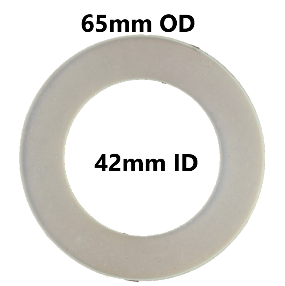 Replacement Clear Silicone Seal 65mm OD, 42mm ID
