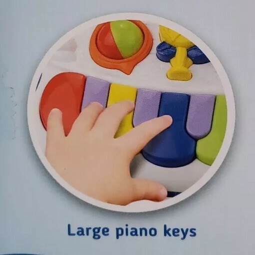 JUKEBOX PIANO WITH 3 MUSICAL INSTRUMENTS BUILT-IN, LITTLE LEARNER