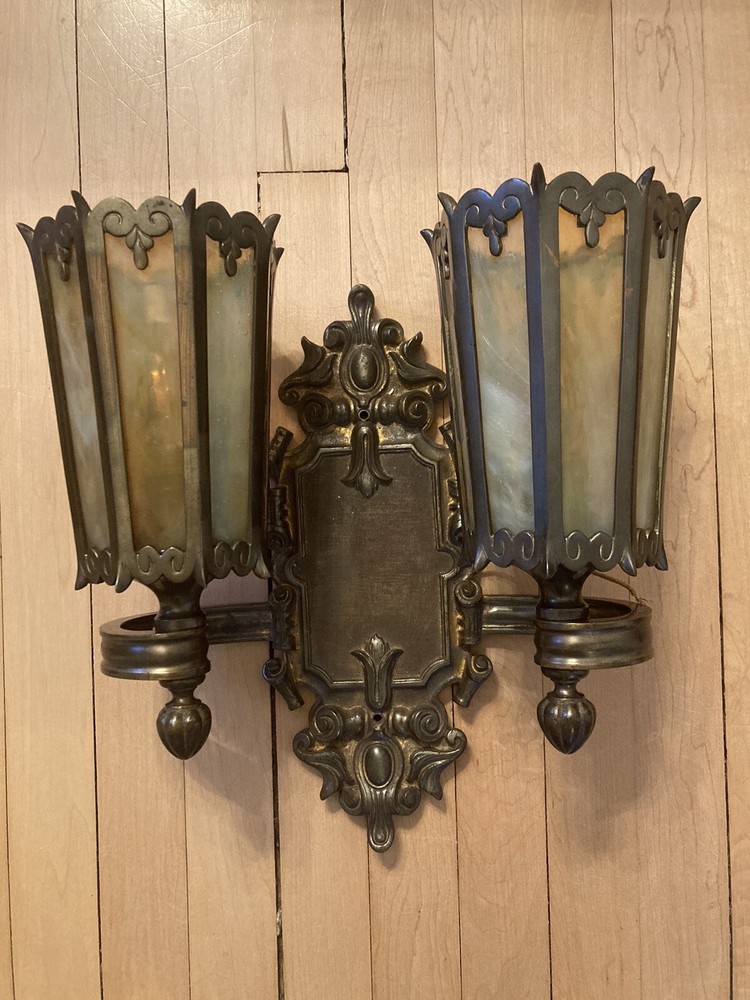 Exquisite Antique Light Fixture w/ Sconces