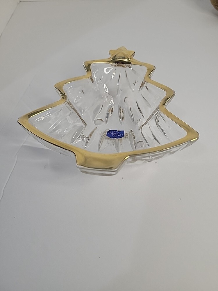 Crystal Christmas Tree Candy Dish by Studio Nova
