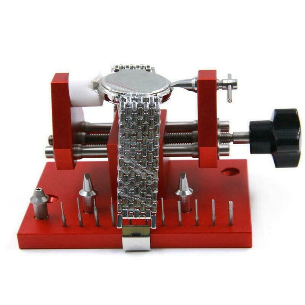 Adjustable Watchmaker Tool Watch Back Case Opener Strap Link Pins Bezels Remover