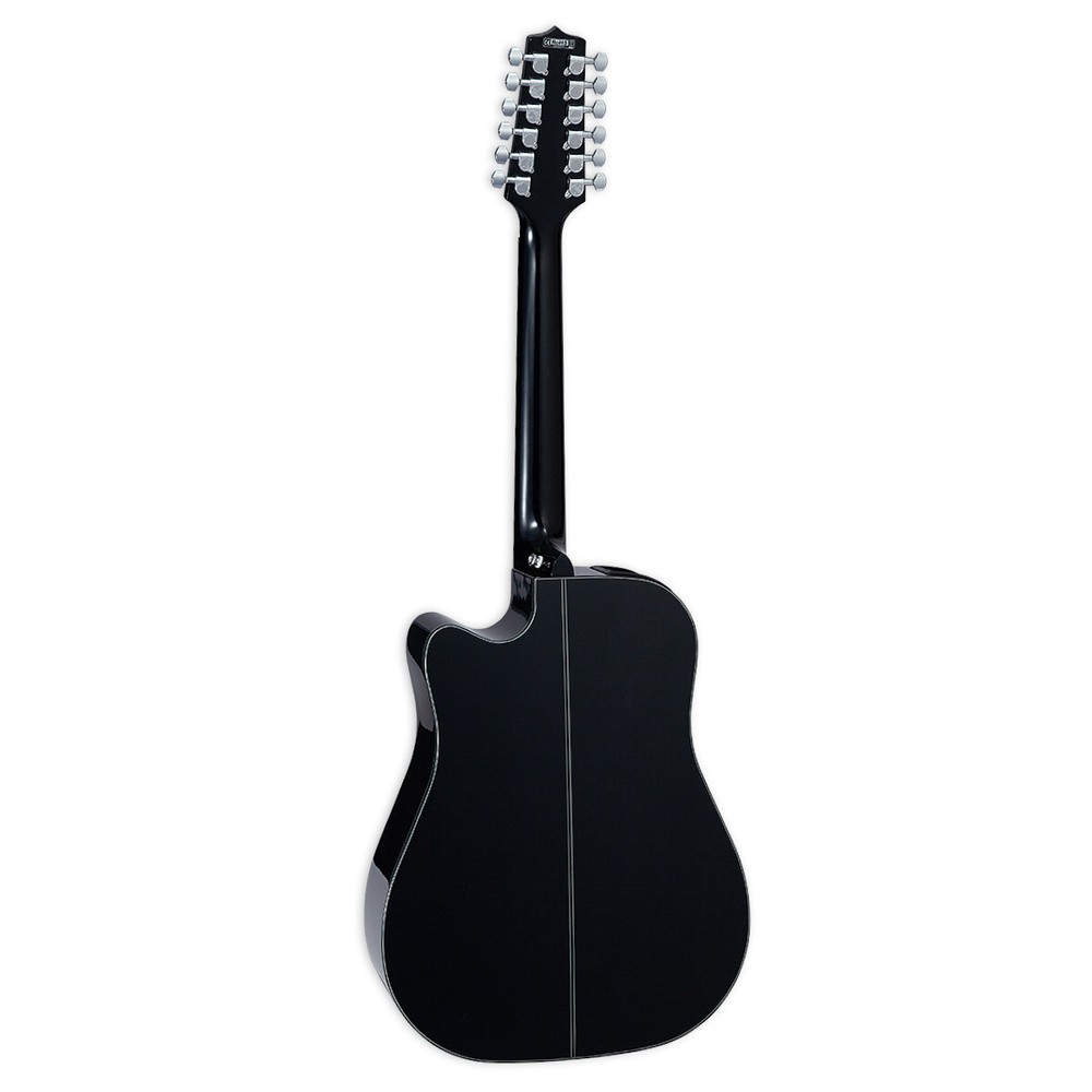 Takamine GD30CE 12-String Dreadnought A/E Guitar, Solid Spruce Top, Gloss Black