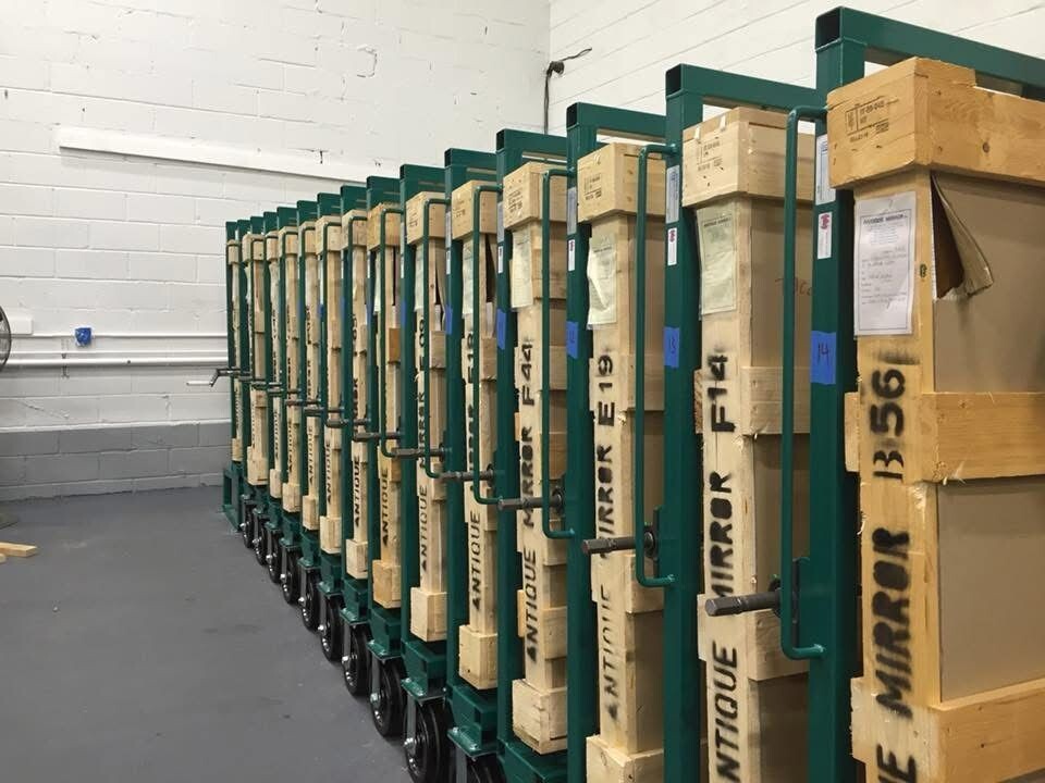 Sliding rack system by Bromer