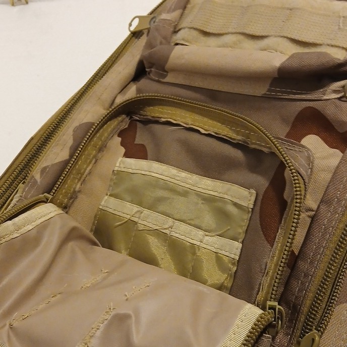 Camouflage Tactical Backpack Nylon MOLLE Multi-Compartment Adjustable Straps