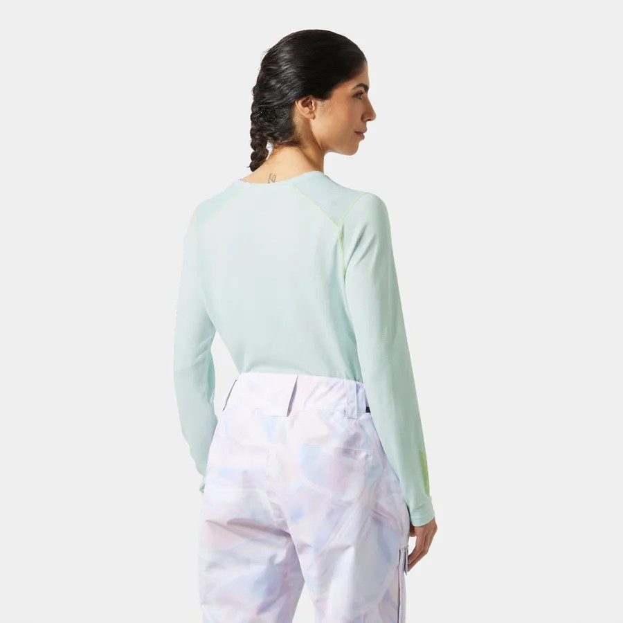 Helly Hansen Lifa Active Crew Base Layer Top - Women's - Medium / Icicle