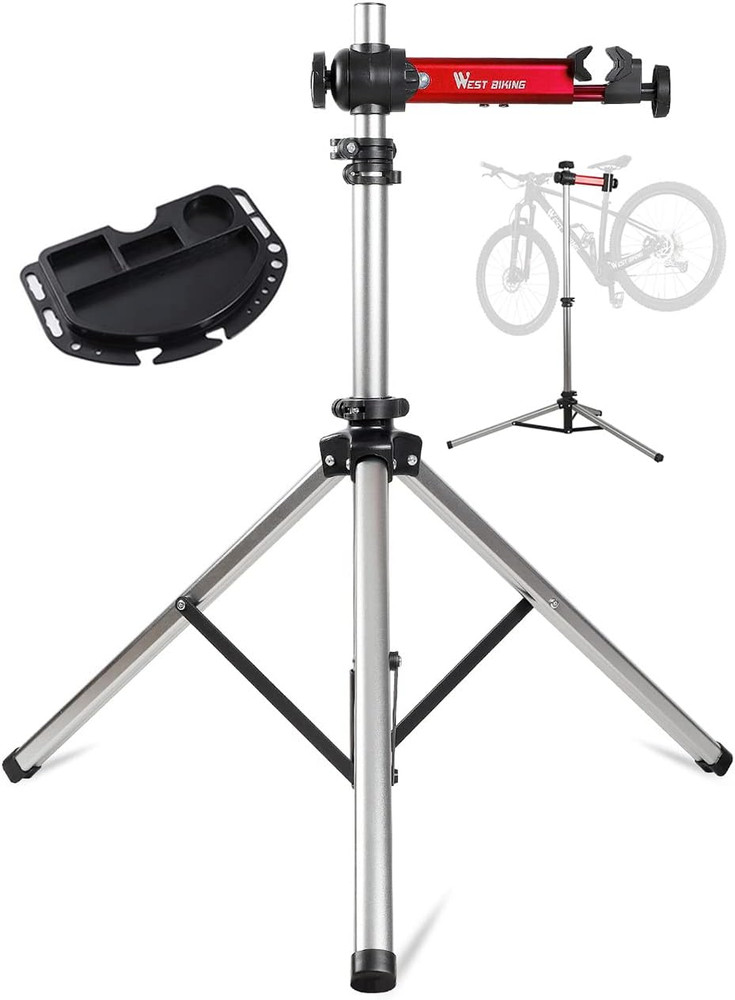 Adjustable Foldable Bike Workstand with Quick Release bicycle Repair Stand MTB