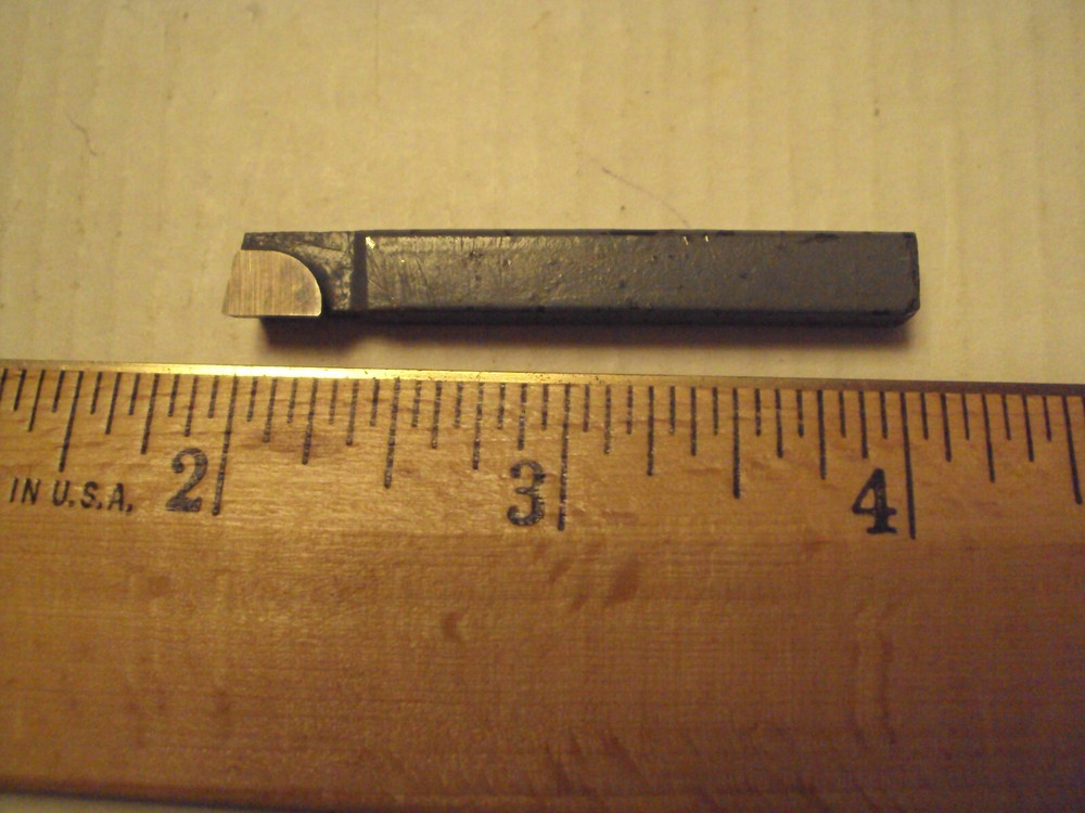 AR4 C2 brazed carbide lathe tool 1/4" square