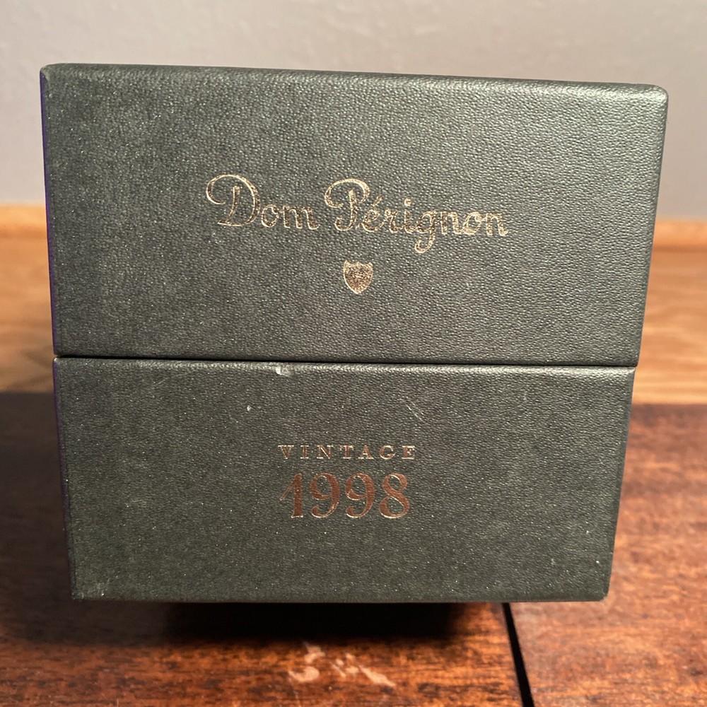 Vintage 1998 Dom Perignon Bottle and box Empty** Empty**