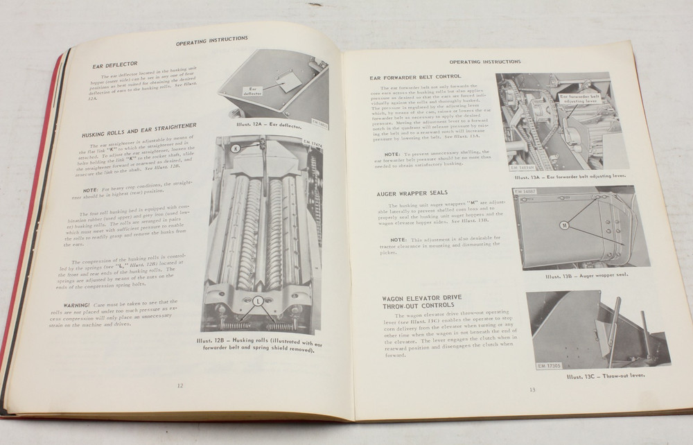 Operator's Manual for McCormick 2-MH Two-row mounted Corn Picker