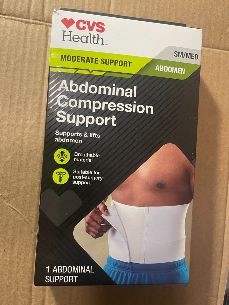 CVS Health abdominal compression support, Moderate Support Size SM/MED