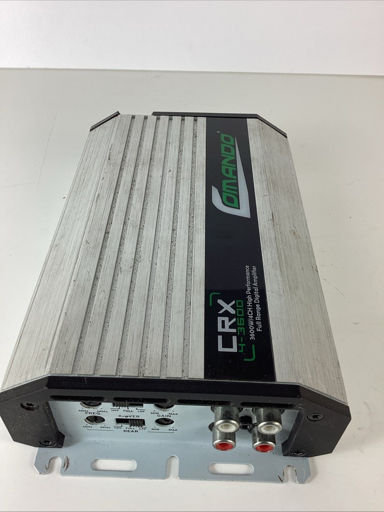 Comando Audio CRX 4-3600 W/4CH High Performance Full Range Digital Car Amplifier