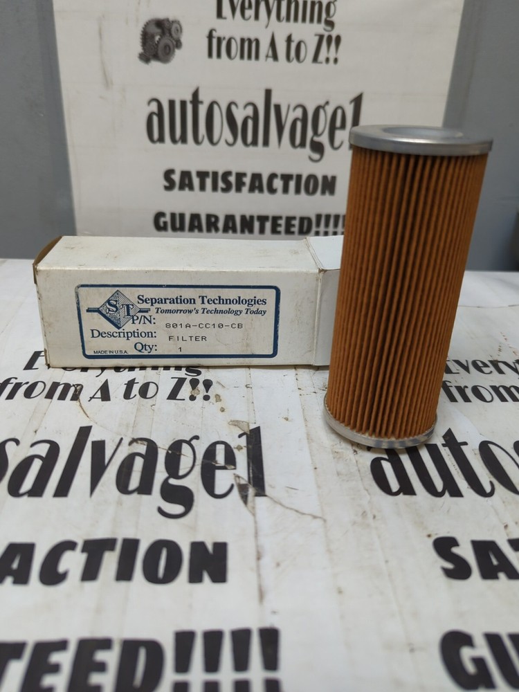 SEPERATION TECHNOLOGIES,801A-CC10-CB, FILTER ELEMENT NOS