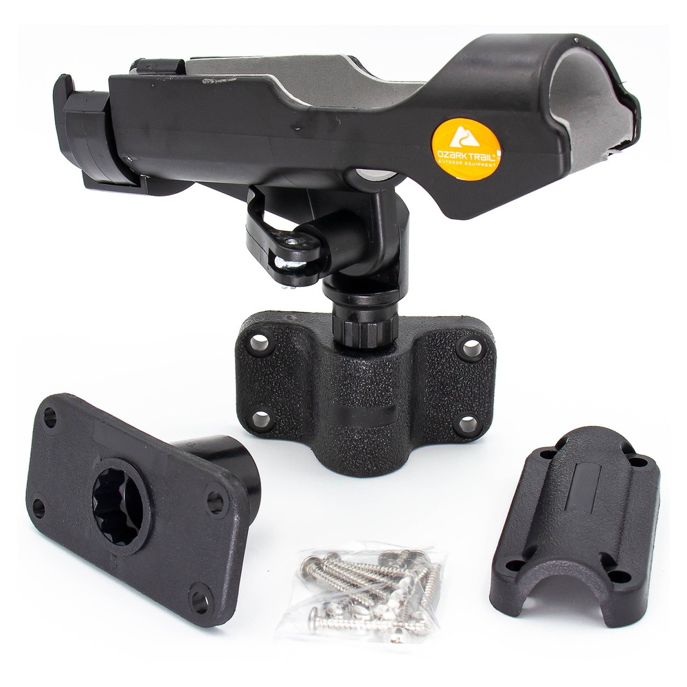 Ozark Trail Black Universal Rod Holder hard molded Plastic