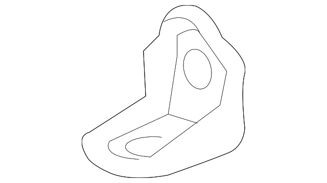 Genuine GM Driver Side Radiator Upper Bracket 84152505