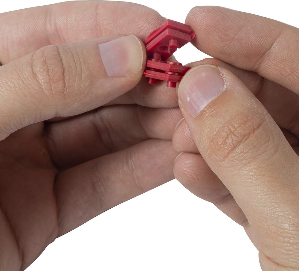 GSP-04 Red Electrical Switch & Receptacle Spacers, 4-Piece Stackable Set