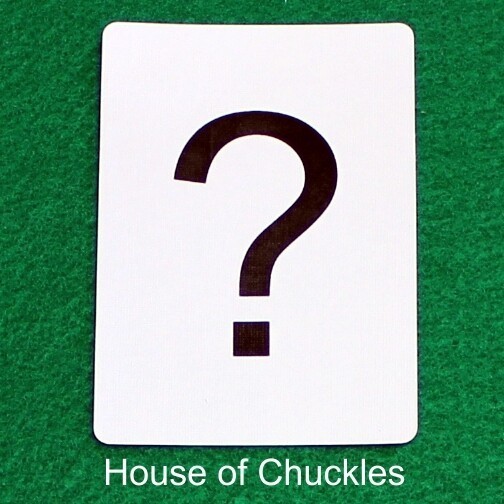 ?, Bicycle Printed Gaff Card, Blue