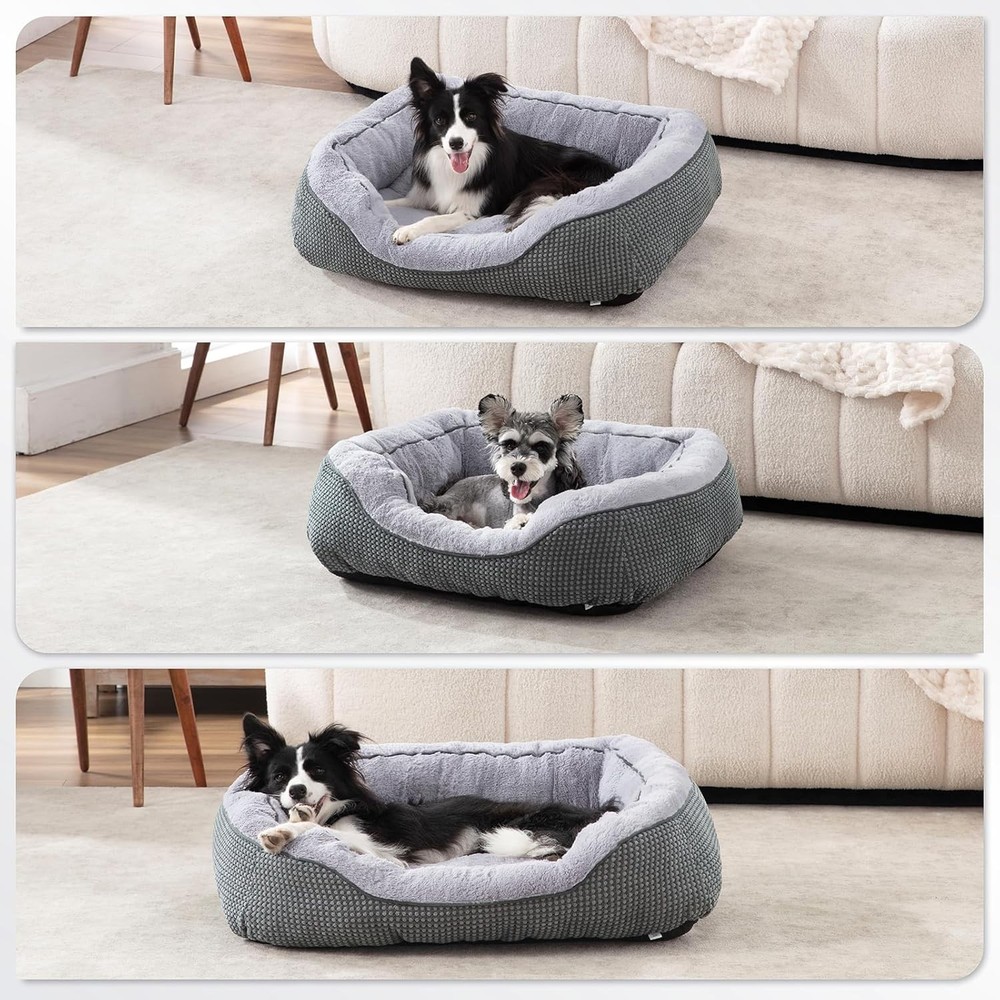 Medium Dog Beds for Medium Dogs Washable, Rectangle Dog Bed Medium Size Dog