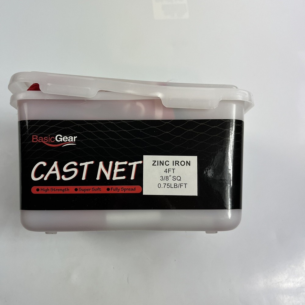 Basic Gear Zinc Iron Cast Net 4 Ft