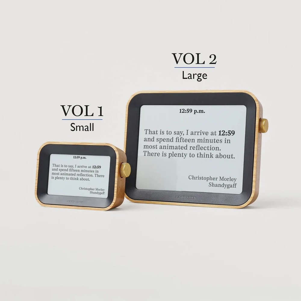 Author Clock – Volume 2 (Large 7.8”)