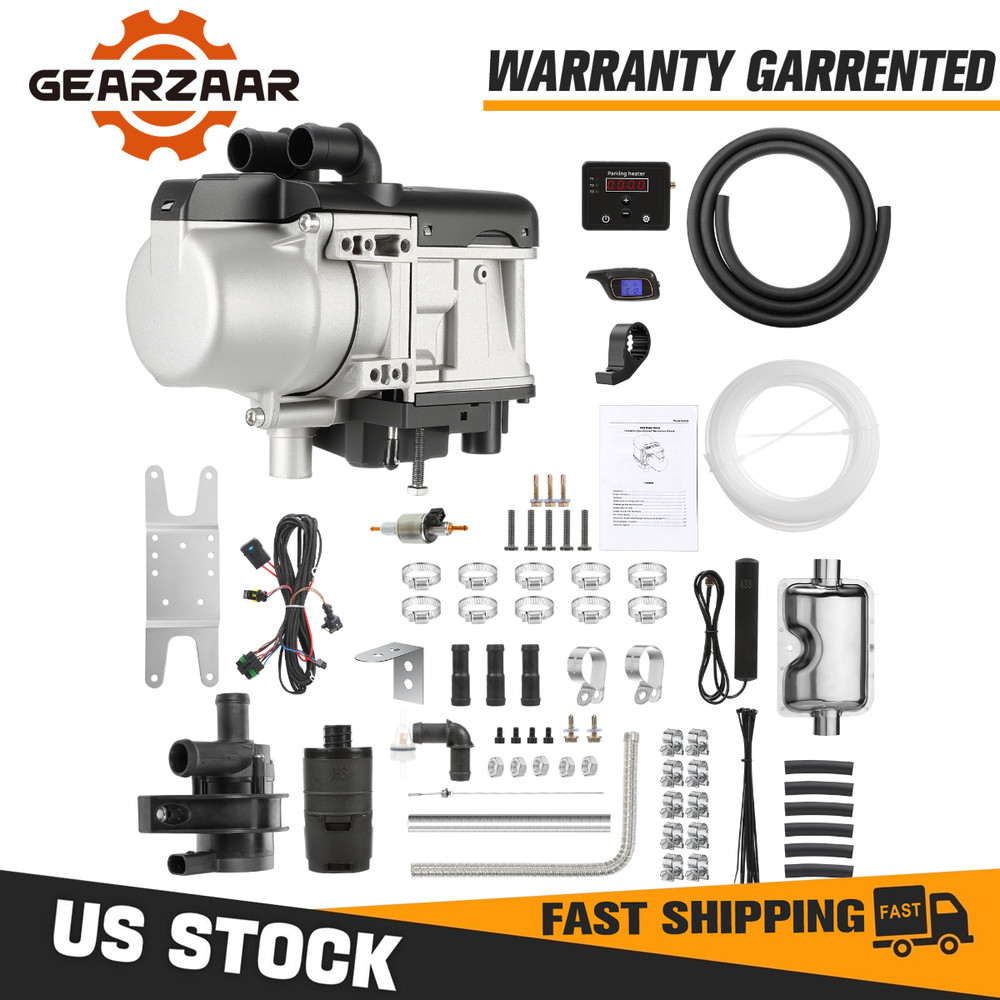 12V 6KW Diesel Water Heater Kits Pump Remote Control For Car Boat Campervans RV
