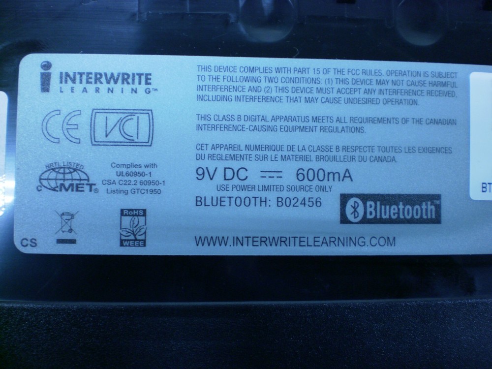 x6 Interwrite Mobi IP500 Learning Tablet & Charging Dock, x2 SP400 R/Description