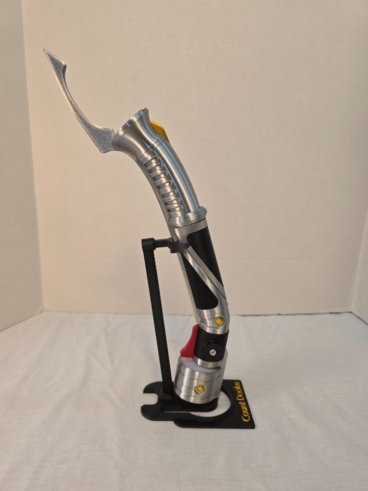 Count Dooku Inspired Lightsaber Replica+Stand, Star Wars SITH