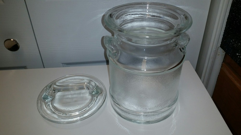 Glass Jar Trash Can Compost