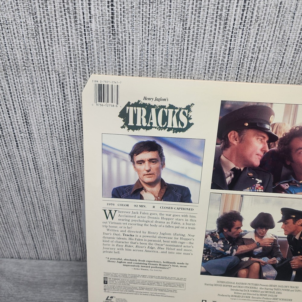 "Tracks" Extended Play Laserdisc LD - Dennis Hopper