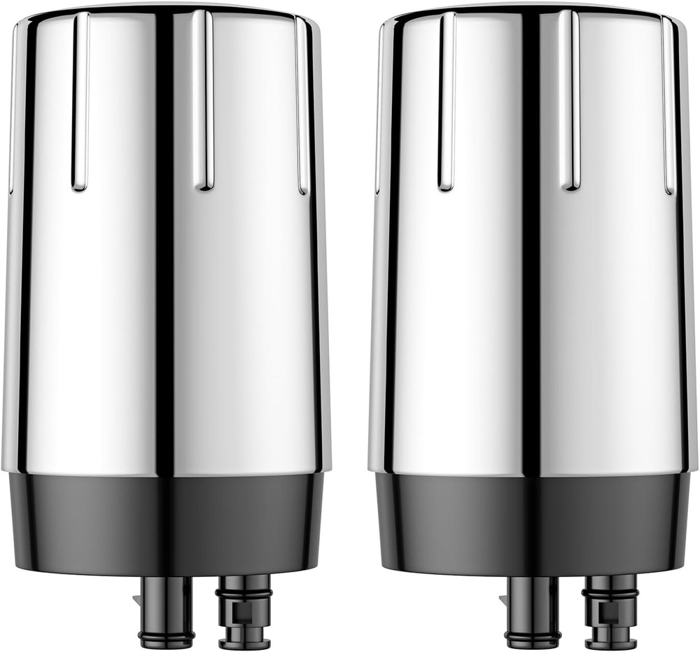 2-Pack Water Filter for Brita Faucet Filter 36311, 36312, FF-100, FR-200, Silver
