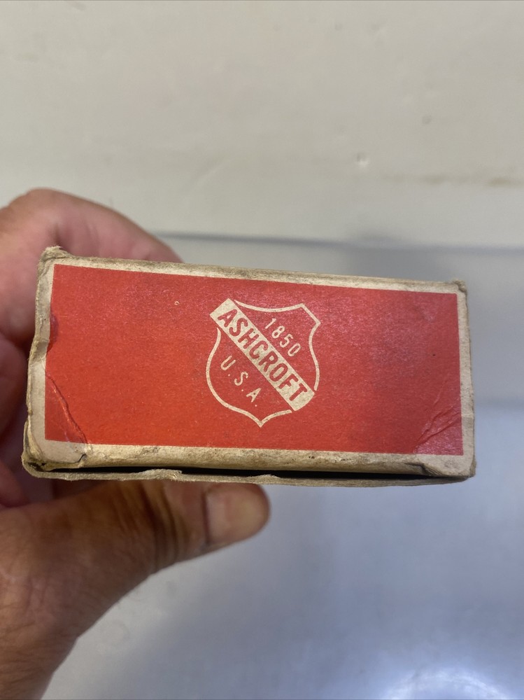 Vintage Ashcroft Gauge Box Only