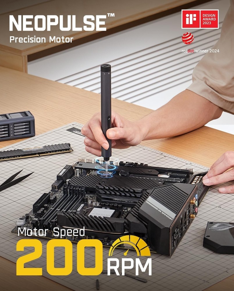 Mini Precision Screwdriver Set for Electronics with Magnetic Storage Case