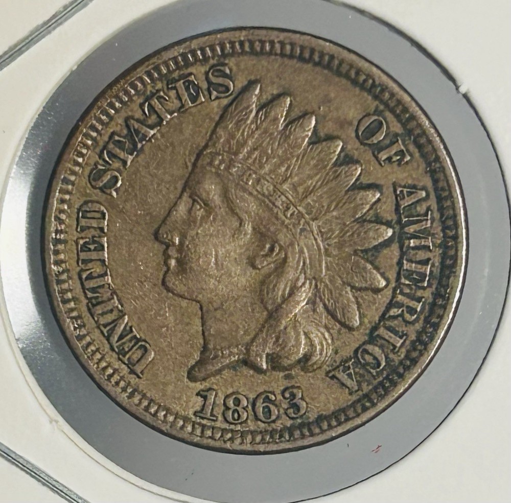1863 Indian Head Cent Coin