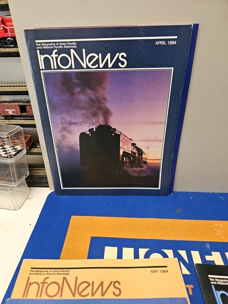 Info Magazine Union Pacific System 1984 11 Issues