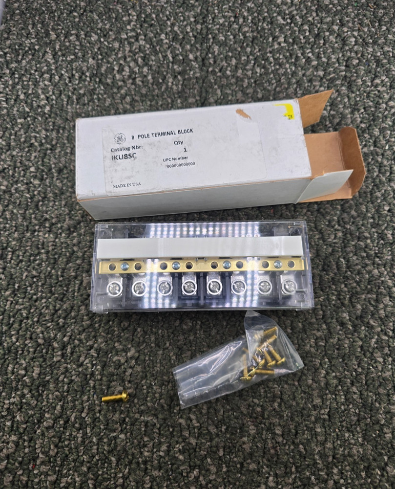 GE IKU8SC: Heavy Duty 8 Pole Terminal Block Replacement