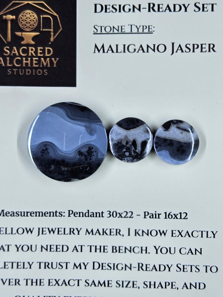 Circle Shape - Maligano Jasper - Design-Ready Set