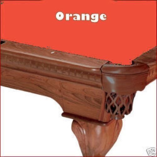 9' Orange ProLine Classic TEFLON Billiard Pool Table Cloth Felt - SHIPS FAST!