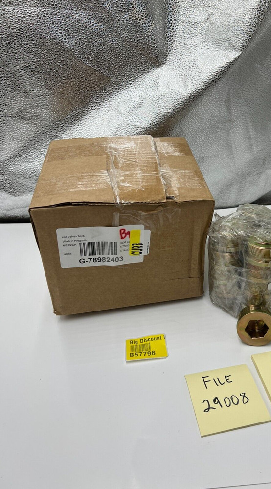 Pack of 20 Check Valve Cap Threaded Heavy Duty