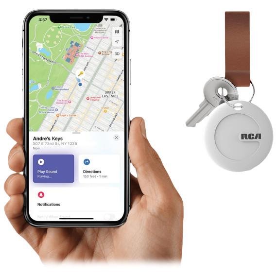 2-Pack: RCA Apple Compatible Bluetooth Trackers