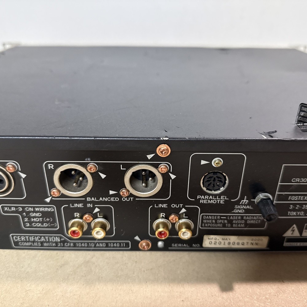 Fostex CR300 Professional Compact Disc Recorder