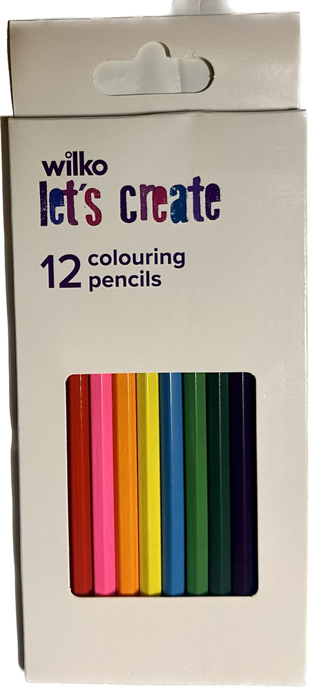 Wilko Colouring Pencils 12 New