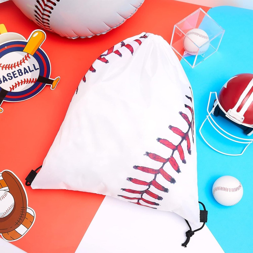 Frienda Baseball Drawstring Backpack Bag Party Favor...
