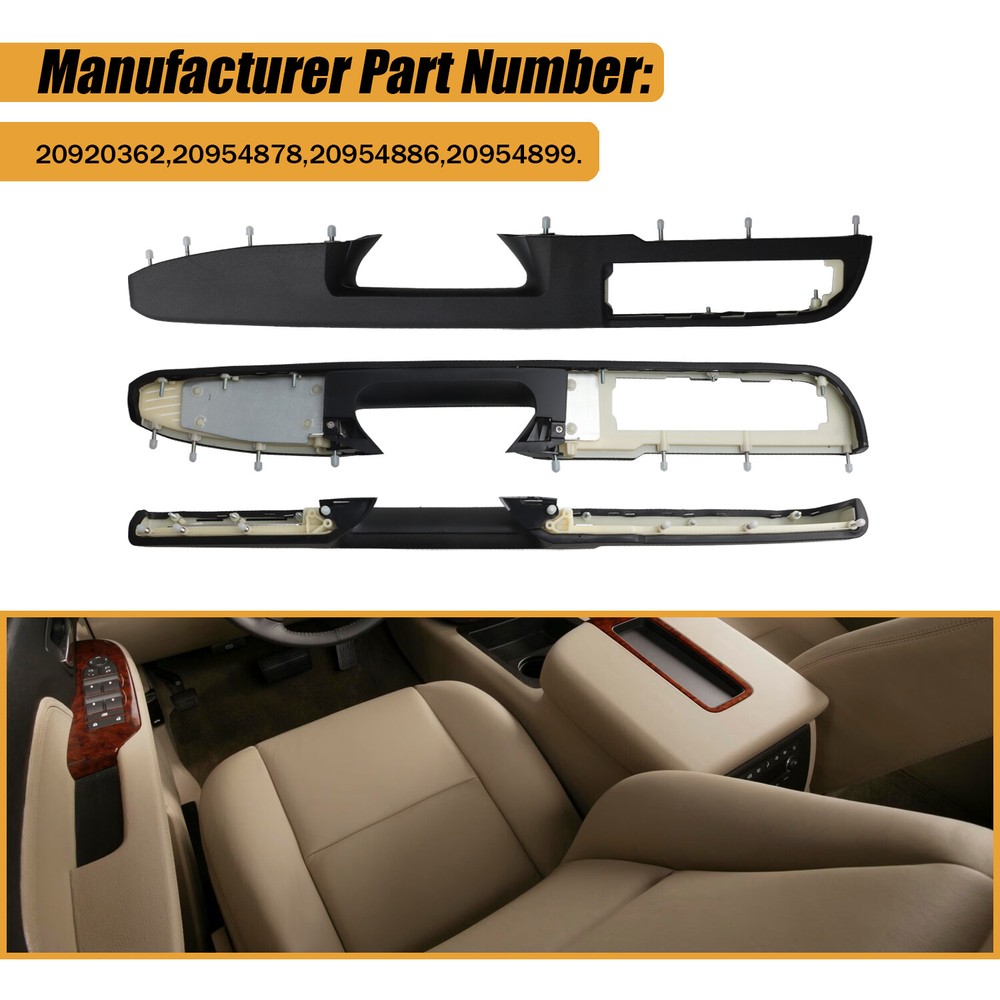Driver Side Inner Door Pull Handle Armrest Repair for Chevy GMC 2010-2014