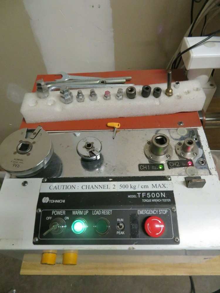 Tohnichi TF-500N Automatic Torque Wrench Tester Calibrator Computer Based