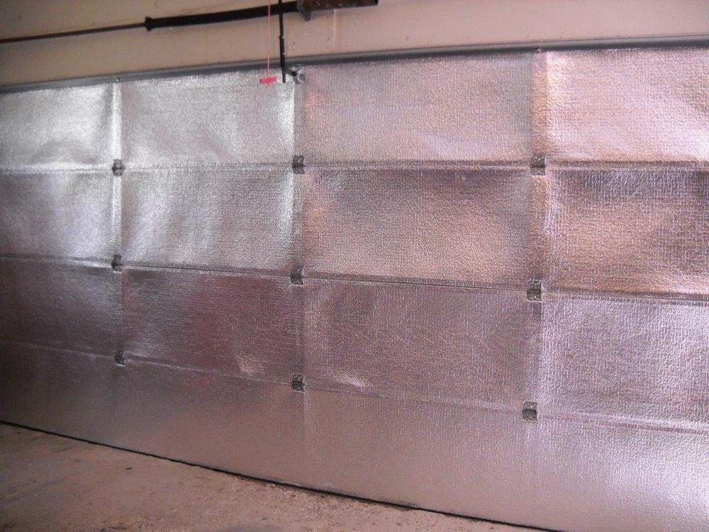 NASA Tech Reflective Foam Core Garage Double Door Insulation Kit 16x 7 Panel R8