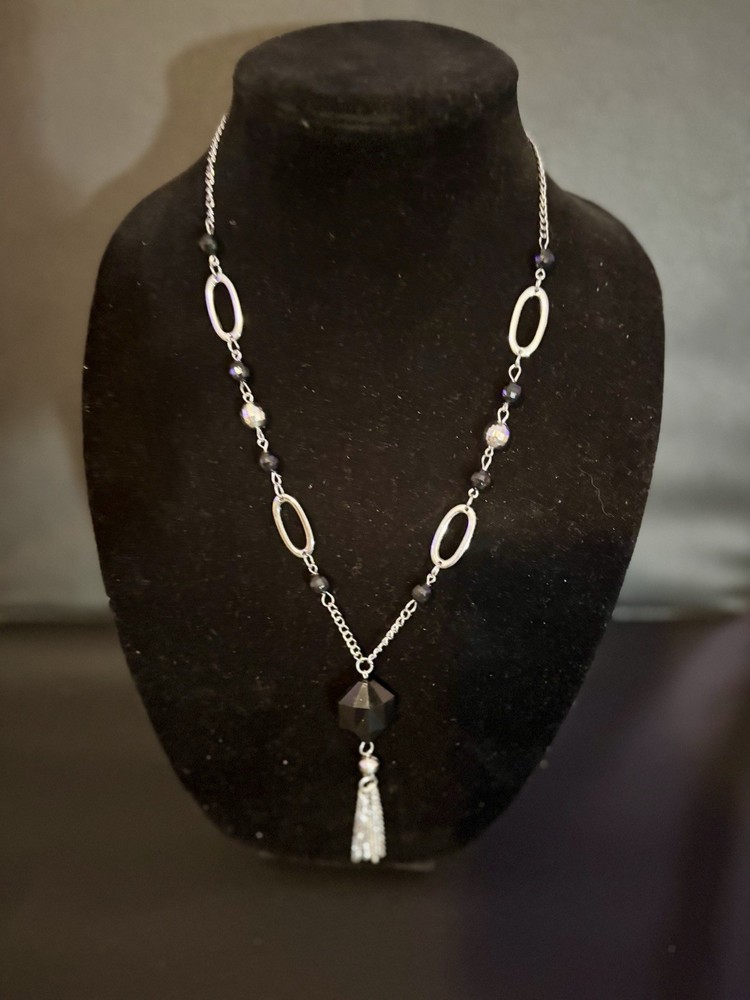 Black and Silver Necklace