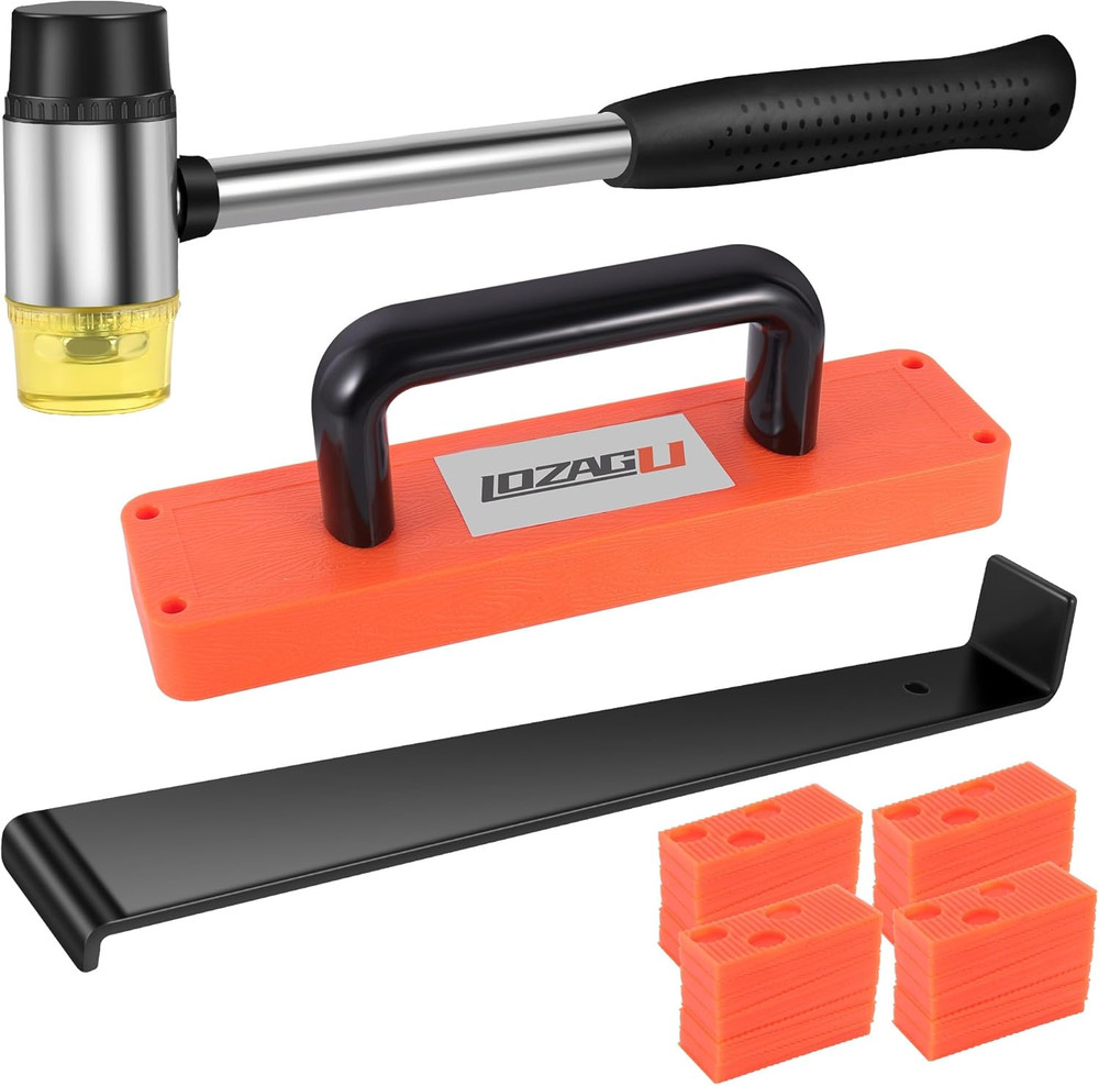 43-Piece Vinyl Flooring Installation Kit - Complete Laminate Tools Set
