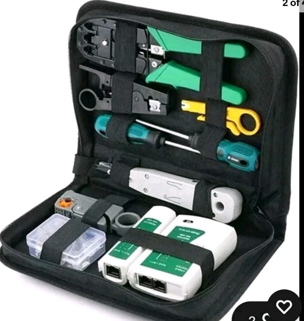 Network Tool Kit for Cat5 Cat5e Cat6