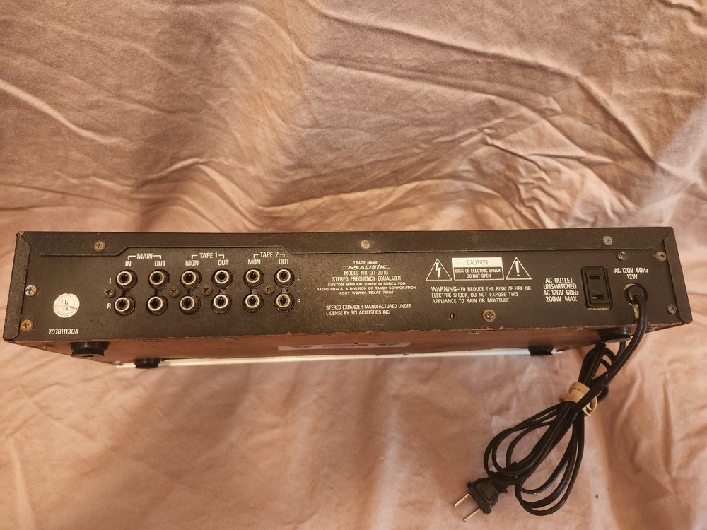 Realistic 31-2010 Stereo Frequency Equalizer